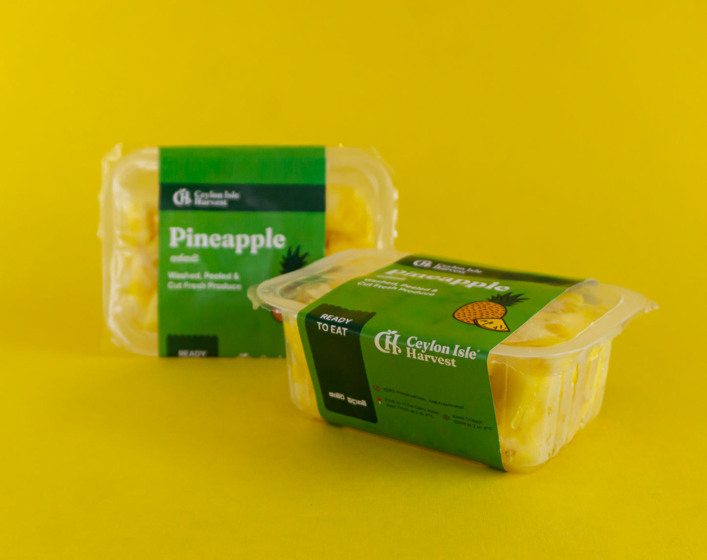 Washed, Peeled and Cut Fresh Pineapple 250g