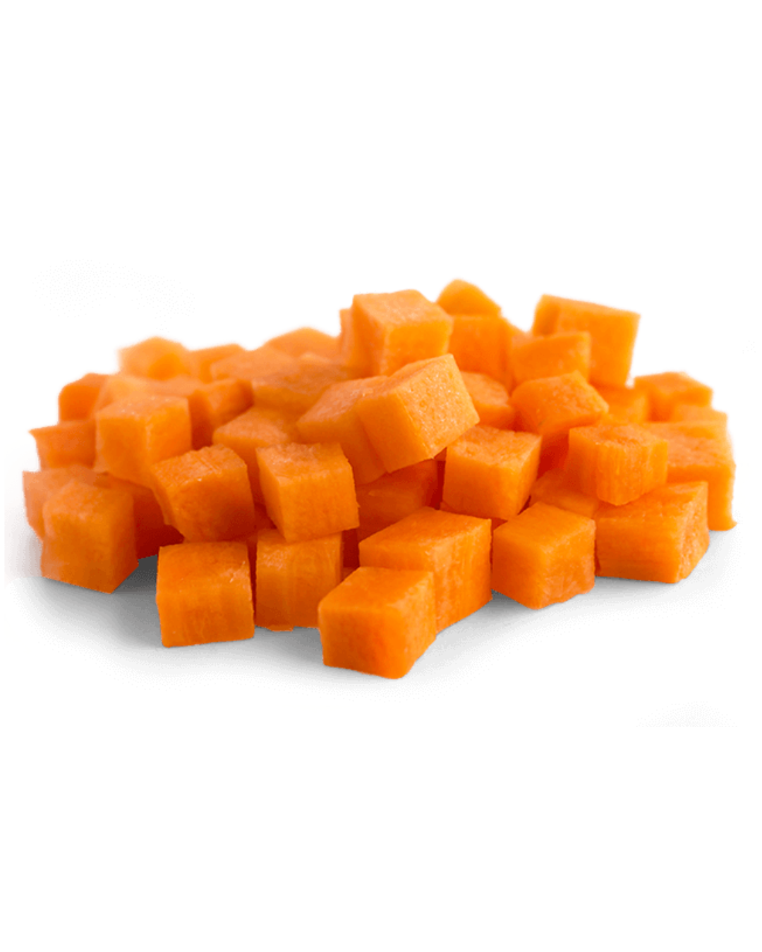 Washed, Peeled & Diced Fresh Carrots