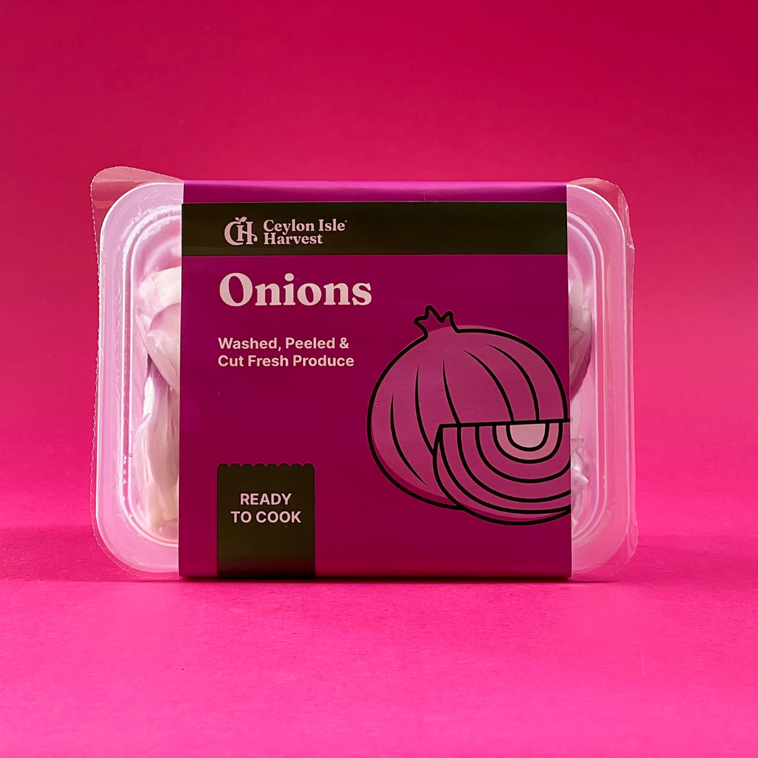 Washed, Peeled and Sliced Fresh Onions - 250g