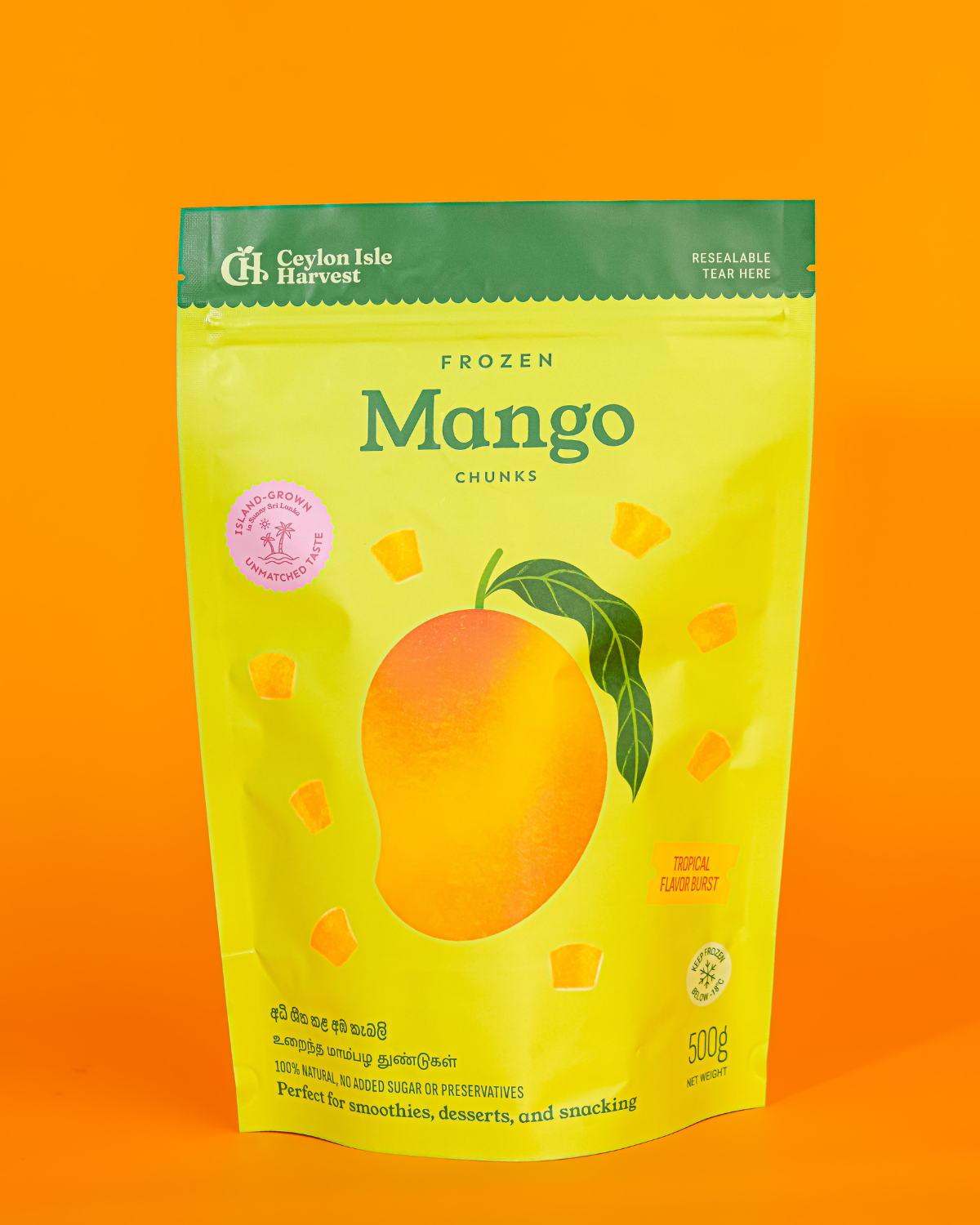 Frozen TJC Mango chunks