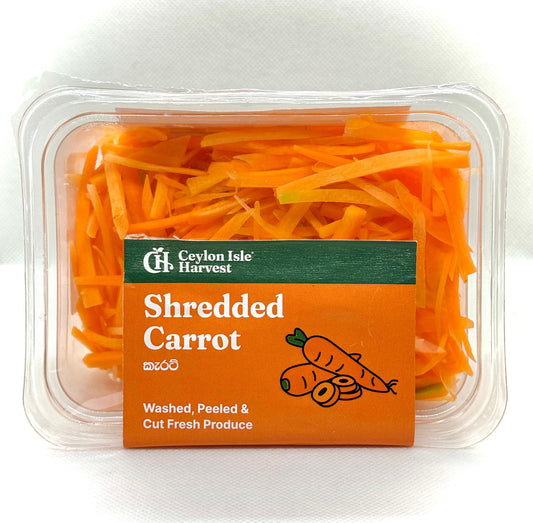 Washed, peeled & Shreeded carrot 200g